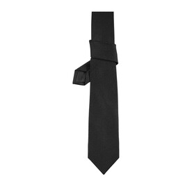 TEODOR JACQUARD TIE - Deep Black bedrucken, Art.-Nr. N03203-DB-M