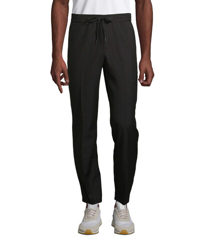 GERMAIN MEN SUIT TROUSERS - Deep Black bedrucken, Art.-Nr. N03778-DB-L