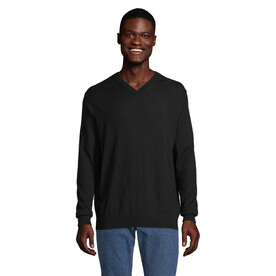 SULLIVAN MEN V-NECK SWEATER - Deep Black bedrucken, Art.-Nr. N03987-DB-L