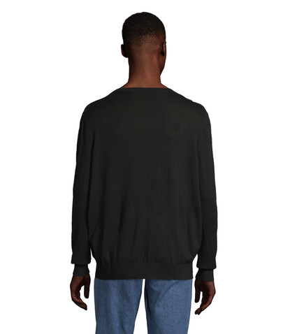 SULLIVAN MEN V-NECK SWEATER - Deep Black bedrucken, Art.-Nr. N03987-DB-XL SULLIVAN MEN V-NECK SWEATER - Deep Black bedrucken, Art.-Nr. N03987-DB-XL