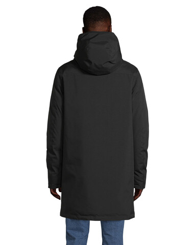 ALFI MEN WARM JACKET - Deep Black bedrucken, Art.-Nr. N04002-DB-3XL