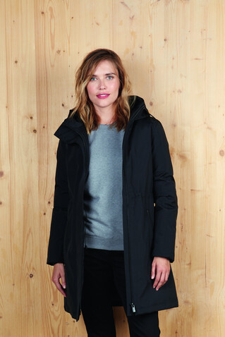 ALFI WOMEN WARM JACKET - Deep Black bedrucken, Art.-Nr. N04005-DB-M