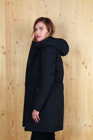 ALFI WOMEN WARM JACKET - Deep Black bedrucken, Art.-Nr. N04005-DB-M