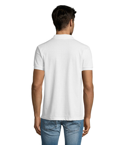 PRIME HERREN POLO 200g - White bedrucken, Art.-Nr. S00571-WH-L