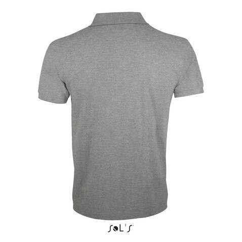 PRIME HERREN POLO 200g - Grau-Melange 2 bedrucken, Art.-Nr. S00571-GY-M PRIME HERREN POLO 200g - Grau-Melange 2 bedrucken, Art.-Nr. S00571-GY-M