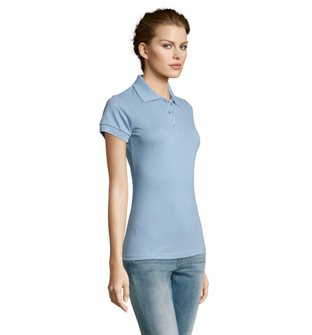 PRIME DAMEN POLO 200g - Sky Blue Pique bedrucken, Art.-Nr. S00573-SP-XL PRIME DAMEN POLO 200g - Sky Blue Pique bedrucken, Art.-Nr. S00573-SP-XL