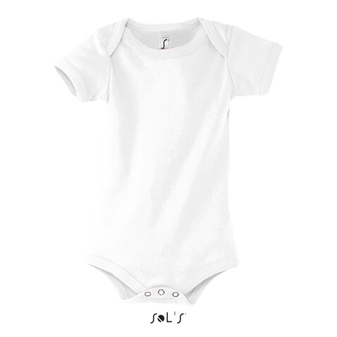 BAMBINO BABY BODY 180g - White bedrucken, Art.-Nr. S00583-WH-XXS BAMBINO BABY BODY 180g - White bedrucken, Art.-Nr. S00583-WH-XXS