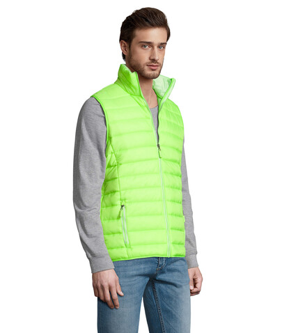 WAVE MEN Bodywarmer - Neon Lime bedrucken, Art.-Nr. S01436-NL-S