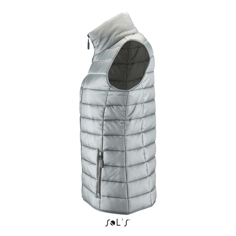 WAVE DAMEN BODYWARMER 180g - Metal Grey bedrucken, Art.-Nr. S01437-MG-XL WAVE DAMEN BODYWARMER 180g - Metal Grey bedrucken, Art.-Nr. S01437-MG-XL