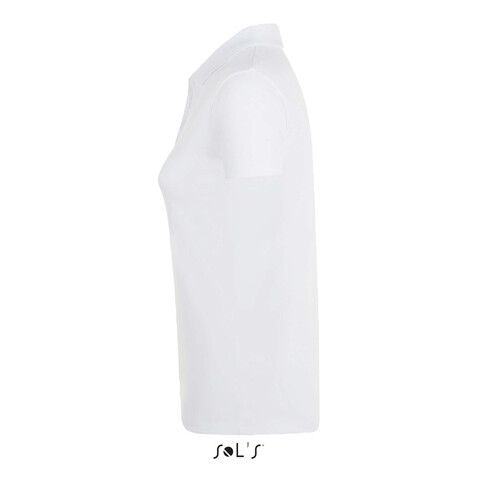 PHOENIX WOMEN ELASTANE POLO - White bedrucken, Art.-Nr. S01709-WH-L