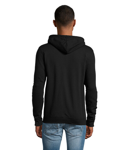STONE UNI HOODIE 260g - Schwarz bedrucken, Art.-Nr. S01714-BK-XL