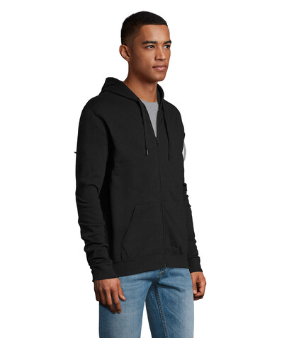 STONE UNI HOODIE 260g - Schwarz bedrucken, Art.-Nr. S01714-BK-XL