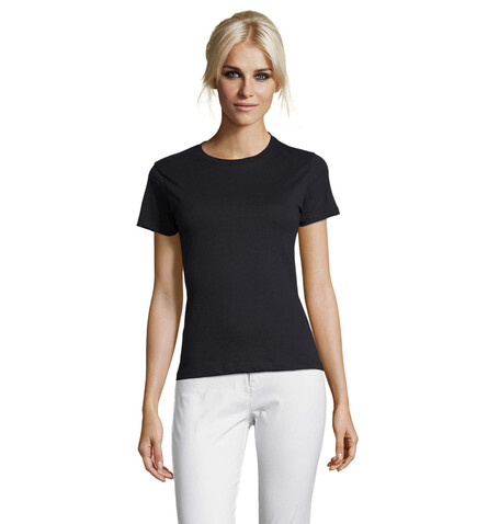 REGENT DAMENT-SHIRT 150g - Navy bedrucken, Art.-Nr. S01825-NY-3XL REGENT DAMENT-SHIRT 150g - Navy bedrucken, Art.-Nr. S01825-NY-3XL