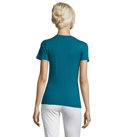REGENT DAMENT-SHIRT 150g - Entenblau bedrucken, Art.-Nr. S01825-DU-L REGENT DAMENT-SHIRT 150g - Entenblau bedrucken, Art.-Nr. S01825-DU-L
