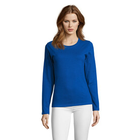 IMPERIAL Women lsl 190g - Royal Blue bedrucken, Art.-Nr. S02075-RB-XXL
