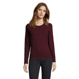 IMPERIAL Women lsl 190g - Oxblood bedrucken, Art.-Nr. S02075-OX-XXL