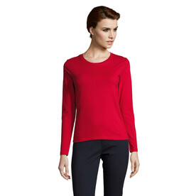 IMPERIAL Women lsl 190g - Red bedrucken, Art.-Nr. S02075-RD-XXL