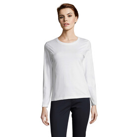 IMPERIAL Women lsl 190g - White bedrucken, Art.-Nr. S02075-WH-XXL