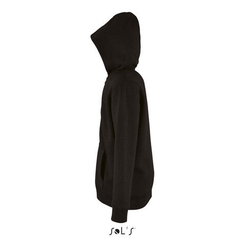 STONE KINDER HOODIE  260g - Schwarz bedrucken, Art.-Nr. S02092-BK-4XL