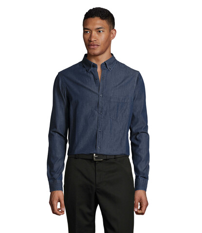 BARRY MEN DENIM SHIRTZ - Brut Denim bedrucken, Art.-Nr. S02100-EV-S