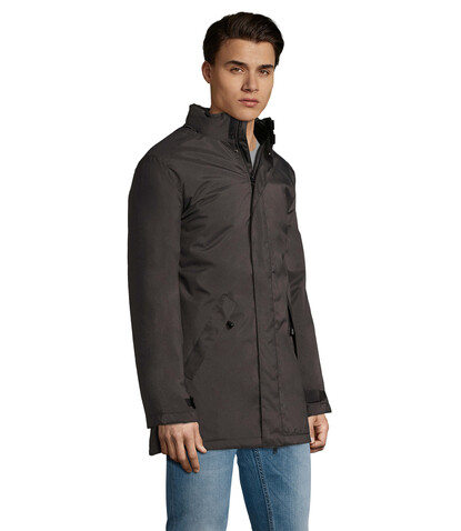ROBYN UNISEX PARKA - Anthrazitgrau bedrucken, Art.-Nr. S02109-CR-4XL