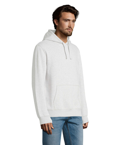 SPENCER Herren Sweater 280 - Ash bedrucken, Art.-Nr. S02991-AS-3XL