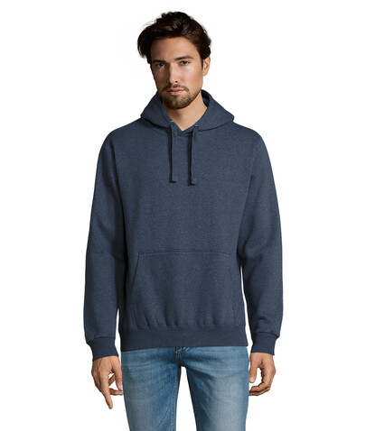 SPENCER Herren Sweater 280 - Heather Denim bedrucken, Art.-Nr. S02991-HD-M SPENCER Herren Sweater 280 - Heather Denim bedrucken, Art.-Nr. S02991-HD-M