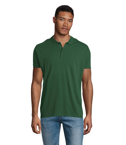 PLANET MEN Polo 170g - Bottle Green bedrucken, Art.-Nr. S03566-BO-5XL PLANET MEN Polo 170g - Bottle Green bedrucken, Art.-Nr. S03566-BO-5XL