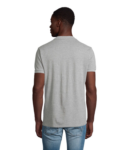 PLANET MEN Polo 170g - Grau-Melange 2 bedrucken, Art.-Nr. S03566-GY-S PLANET MEN Polo 170g - Grau-Melange 2 bedrucken, Art.-Nr. S03566-GY-S