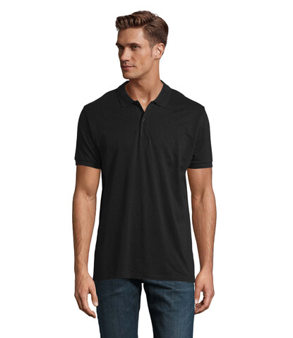 PLANET MEN Polo 170g - Schwarz bedrucken, Art.-Nr. S03566-BK-XXL PLANET MEN Polo 170g - Schwarz bedrucken, Art.-Nr. S03566-BK-XXL