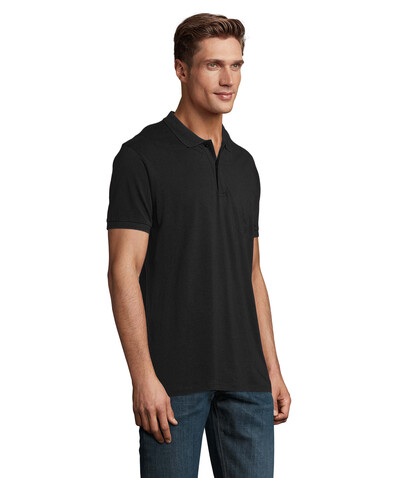 PLANET MEN Polo 170g - Schwarz bedrucken, Art.-Nr. S03566-BK-XXL PLANET MEN Polo 170g - Schwarz bedrucken, Art.-Nr. S03566-BK-XXL