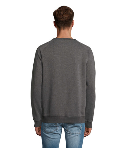 SPACE Unisex Sweater 280g - Charcoal Melange bedrucken, Art.-Nr. S03567-CE-M SPACE Unisex Sweater 280g - Charcoal Melange bedrucken, Art.-Nr. S03567-CE-M