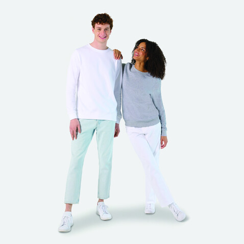 COMET SWEATER 280g - White bedrucken, Art.-Nr. S03574-WH-XL COMET SWEATER 280g - White bedrucken, Art.-Nr. S03574-WH-XL
