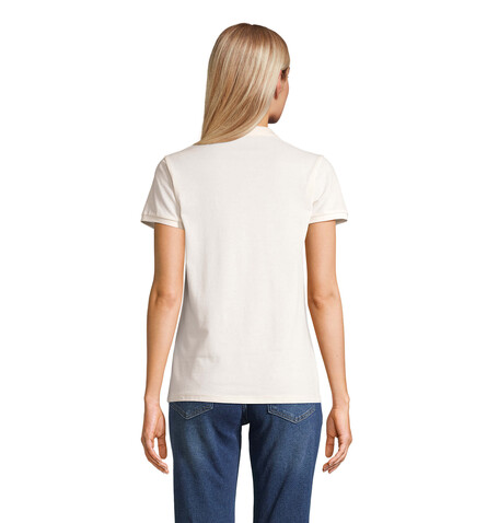 PLANET WOMEN Polo 170g - Off-White bedrucken, Art.-Nr. S03575-WW-XS PLANET WOMEN Polo 170g - Off-White bedrucken, Art.-Nr. S03575-WW-XS