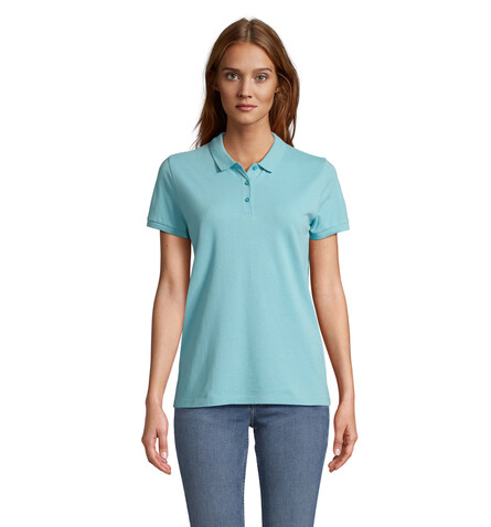 PLANET WOMEN Polo 170g - Pool Blue bedrucken, Art.-Nr. S03575-BP-L PLANET WOMEN Polo 170g - Pool Blue bedrucken, Art.-Nr. S03575-BP-L