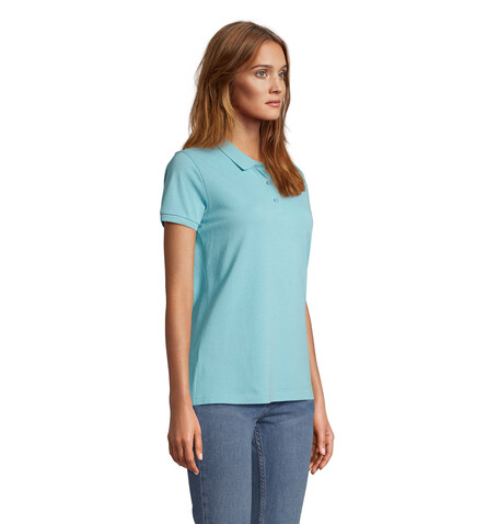 PLANET WOMEN Polo 170g - Pool Blue bedrucken, Art.-Nr. S03575-BP-L PLANET WOMEN Polo 170g - Pool Blue bedrucken, Art.-Nr. S03575-BP-L