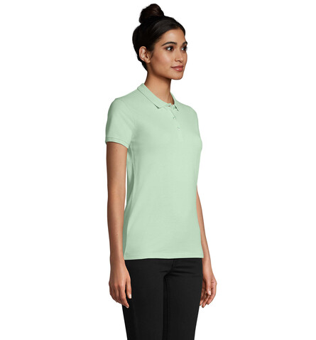 PLANET WOMEN Polo 170g - Frozen Green bedrucken, Art.-Nr. S03575-GN-S