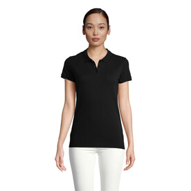 PLANET WOMEN Polo 170g - Schwarz bedrucken, Art.-Nr. S03575-BK-S