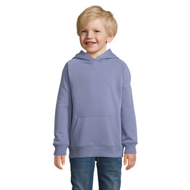 STELLAR KINDER KAPUZENPULLI - Bleu bedrucken, Art.-Nr. S03576-BL-4XL