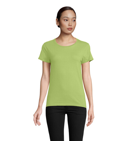 PIONEER WOMEN T-Shirt 175g - Apple Green bedrucken, Art.-Nr. S03579-AG-XL PIONEER WOMEN T-Shirt 175g - Apple Green bedrucken, Art.-Nr. S03579-AG-XL