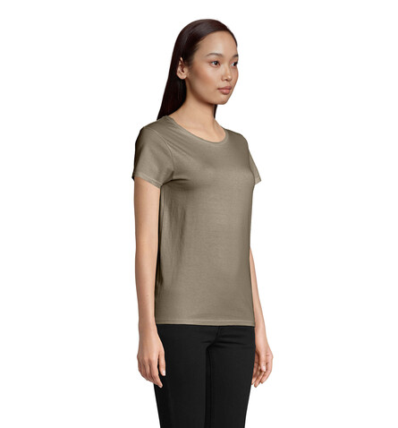 PIONEER WOMEN T-Shirt 175g - Khaki bedrucken, Art.-Nr. S03579-KH-XXL PIONEER WOMEN T-Shirt 175g - Khaki bedrucken, Art.-Nr. S03579-KH-XXL