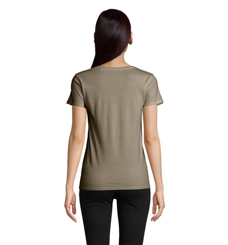 PIONEER WOMEN T-Shirt 175g - Khaki bedrucken, Art.-Nr. S03579-KH-XXL PIONEER WOMEN T-Shirt 175g - Khaki bedrucken, Art.-Nr. S03579-KH-XXL