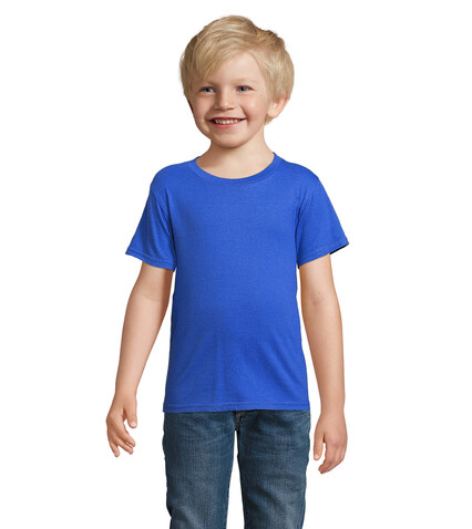 CRUSADER KINDERT-SHIRT 150g - Royal Blue bedrucken, Art.-Nr. S03580-RB-M