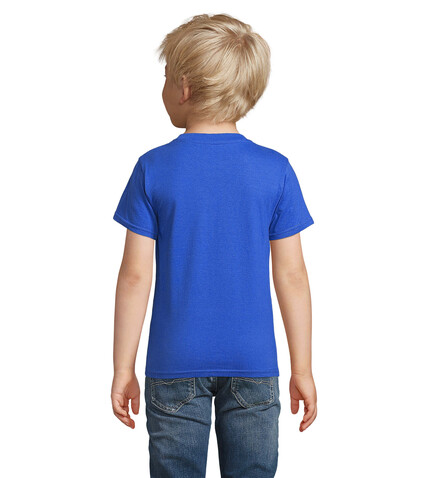 CRUSADER KINDERT-SHIRT 150g - Royal Blue bedrucken, Art.-Nr. S03580-RB-M