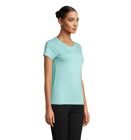 CRUSADER WOMEN T-Shirt 150g - Heather Light Green bedrucken, Art.-Nr. S03581-EJ-L CRUSADER WOMEN T-Shirt 150g - Heather Light Green bedrucken, Art.-Nr. S03581-EJ-L