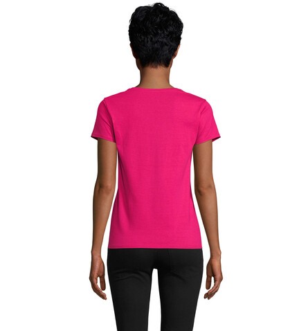 CRUSADER WOMEN T-Shirt 150g - Fuchsia bedrucken, Art.-Nr. S03581-FU-L CRUSADER WOMEN T-Shirt 150g - Fuchsia bedrucken, Art.-Nr. S03581-FU-L