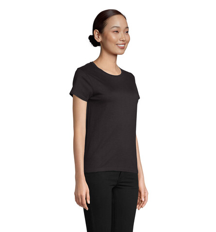 CRUSADER WOMEN T-Shirt 150g - Deep Black bedrucken, Art.-Nr. S03581-DB-M CRUSADER WOMEN T-Shirt 150g - Deep Black bedrucken, Art.-Nr. S03581-DB-M