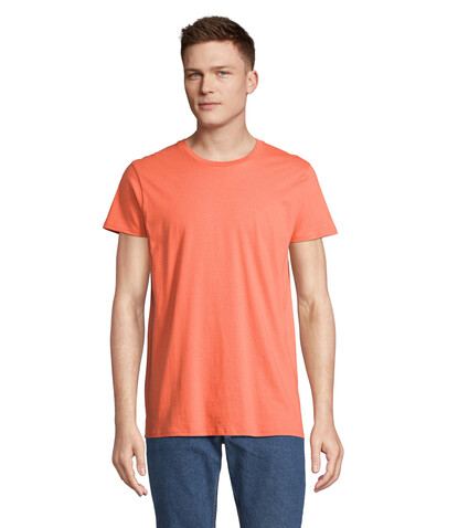 CRUSADER MEN T-Shirt 150g - Pop Orange bedrucken, Art.-Nr. S03582-PO-M