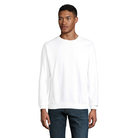 COLUMBIA UNISEX SWEATSHIRT - White bedrucken, Art.-Nr. S03814-WH-XXS
