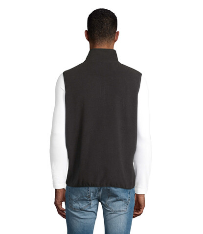 FACTOR BW UNISEX BODYWARMER - Schwarz bedrucken, Art.-Nr. S03822-BK-L